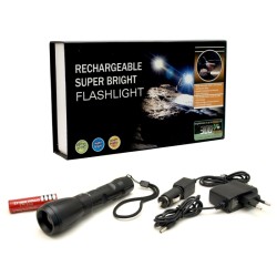 Pocket flashlight K96 (diods: 1, power source: 1 x ZY18650) FLASH-K96