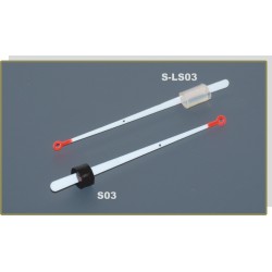 Quiver tip NOD 03S lavsan (silicone fixation, 80 mm, rigidness: 0,20