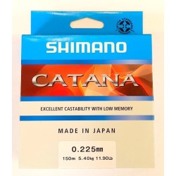Shimano Catana 150m 0.205mm/4.20kg color: clear (MADE IN JAPAN)