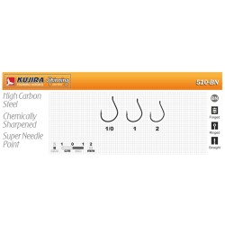 Hooks KUJIRA 510 (Nr. 2, BN, jig, pack. 5 items)