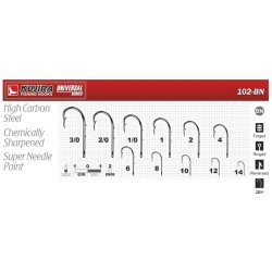 Hooks KUJIRA 102 (Nr. 8, BN, multipurpose, pack. 10 items)	