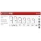 Hooks KUJIRA 102 (Nr. 16, BN, multipurpose, pack. 10 items)