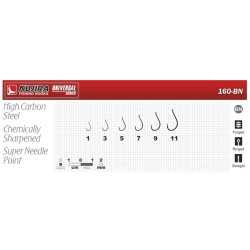 Hooks KUJIRA 160 (Nr. 11, BN, multipurpose, pack. 10 items)
