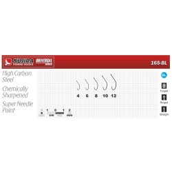 Hooks KUJIRA 165 (Nr. 10, BL, multipurpose, pack. 10 items)