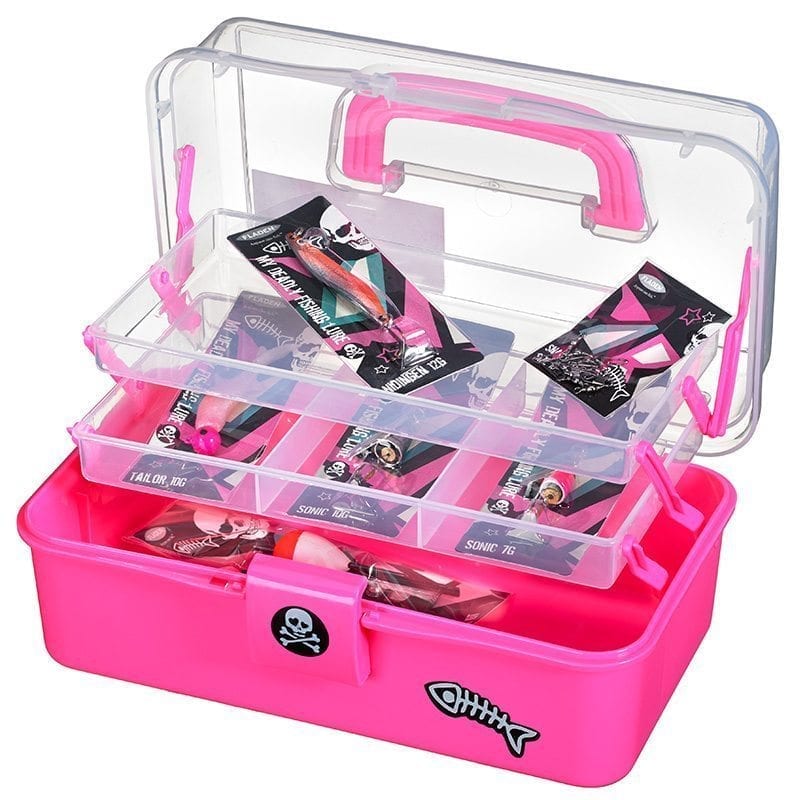 Fladen Landikast + tarvikud, Roosa / Pink 28x16x13cm 19-2553P