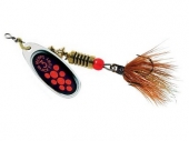 Mepps Black Fury Orange Mouche silver nr4 9g