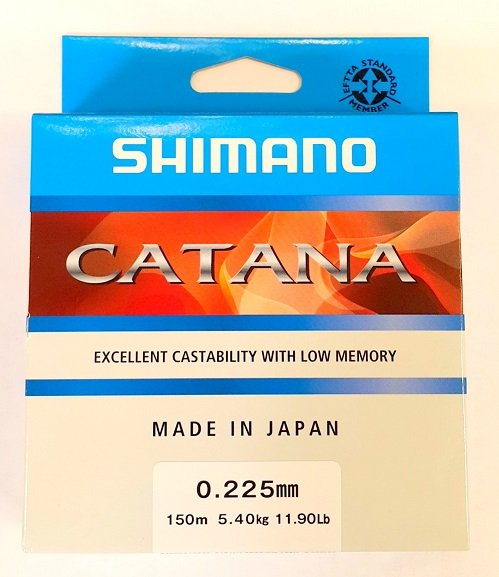 Shimano Catana 150m 0.355mm/12.50kg color: clear (MADE IN JAPAN)