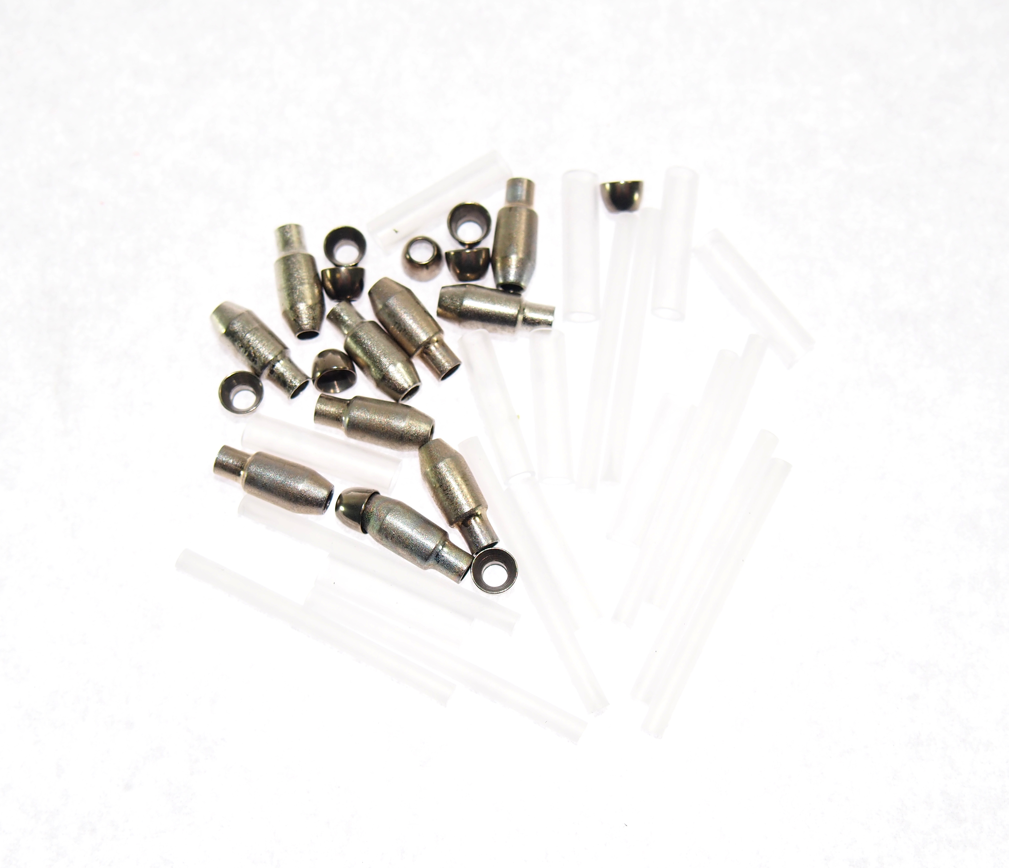 EUMER Brass body and conehead [mm] 10x4 silver 10pcs