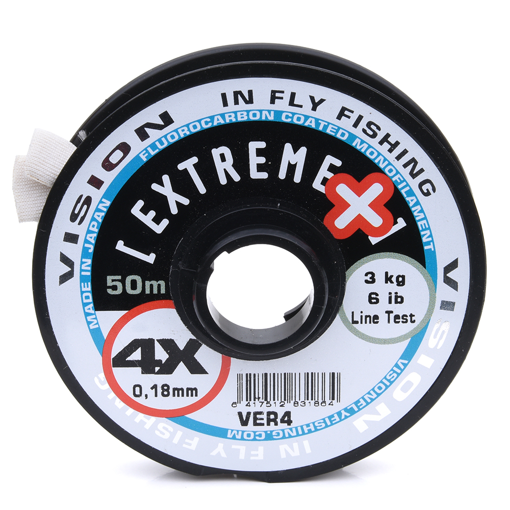 Vision Extreme+ Tippet Material 3x 50m 0.20mm/3.7kg