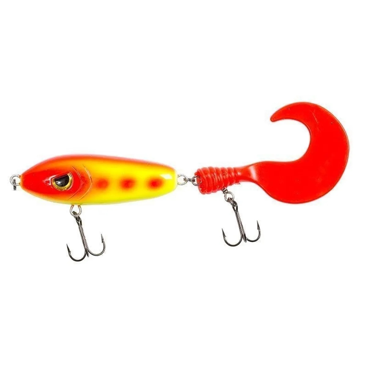 Fladen Maxximus Predator Tail-or 25cm/50g Yellow & Red
