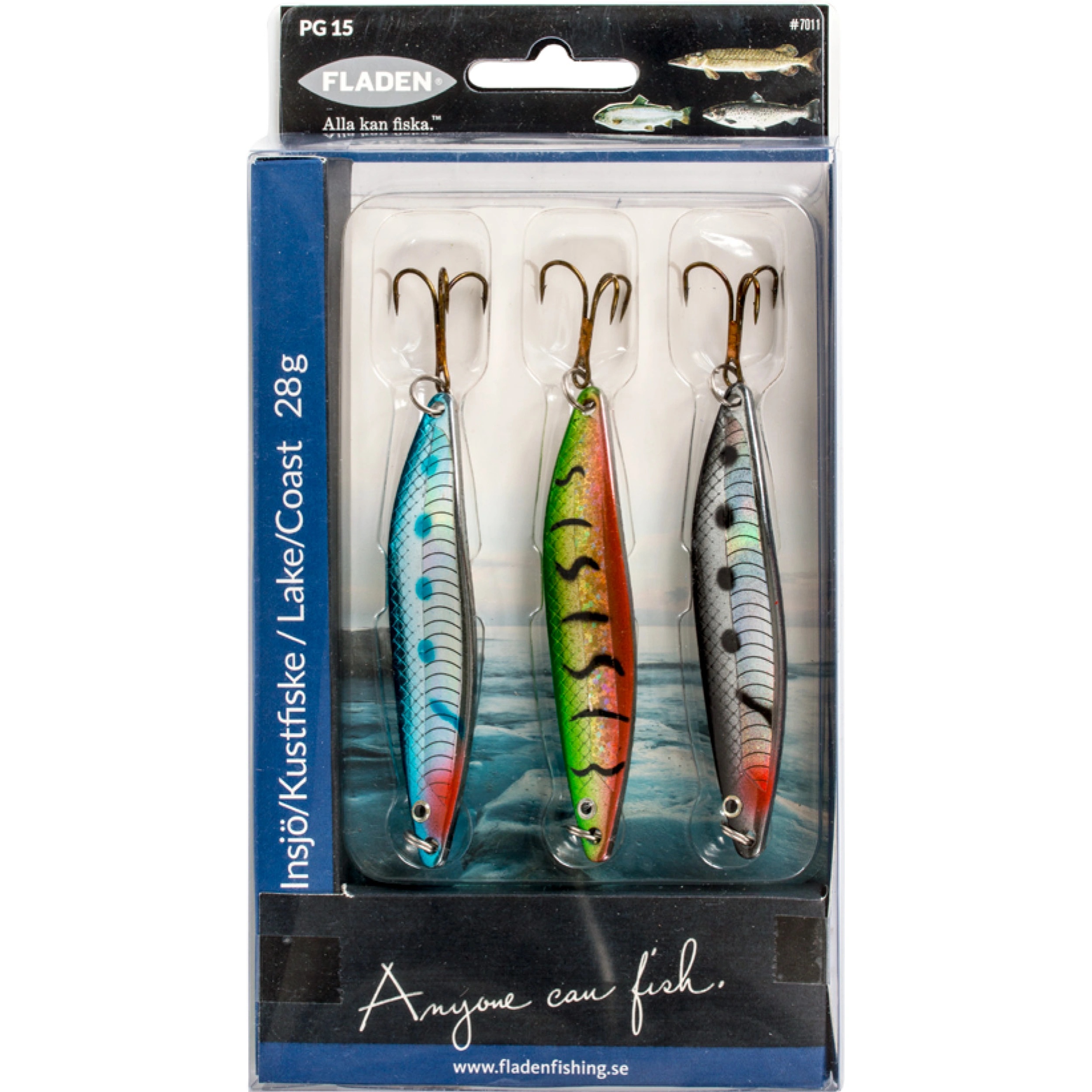 Fladen Meriforelli Landikomplekt 18g 3tk