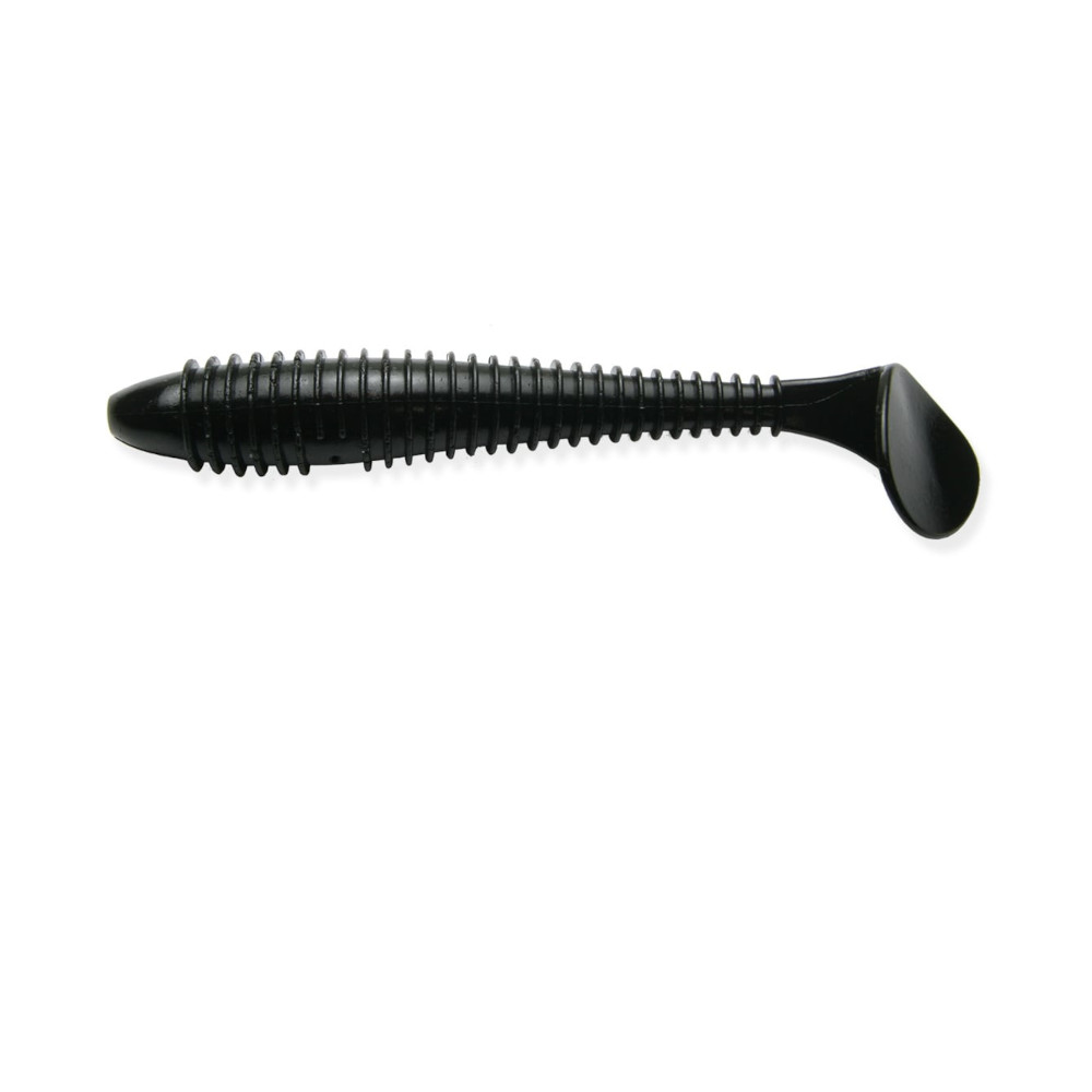 Keitech Swing Impact FAT 3.8inch/9.7cm 6tk 001S Black