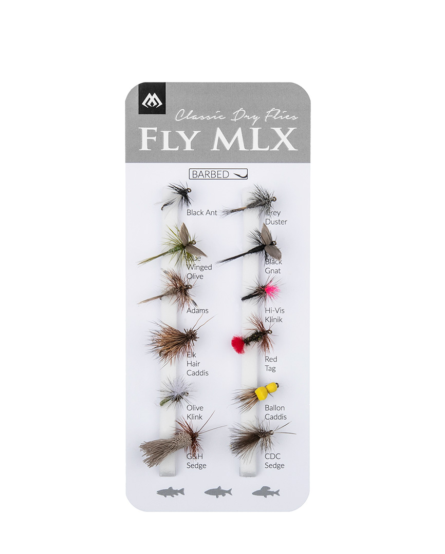 Mikado Lendõnge Putuka Komplekt Classic Dry Flies Barbed 12tk