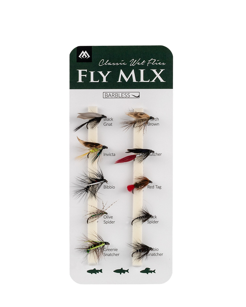 Mikado Lendõnge Putuka Komplekt Classic Wet Flies Barbless 10tk