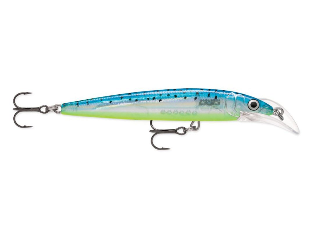 Rapala Scatter Rap Deep Husky Jerk Glass Blue Minnow 10cm/10g SCRDHJ10 GBM