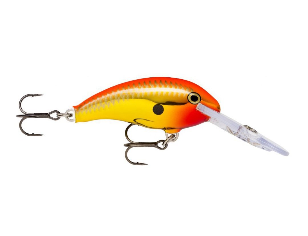 Rapala Shad Dancer Chrome Gold Fluorescent Red 5cm/8g SDD05 CGFR