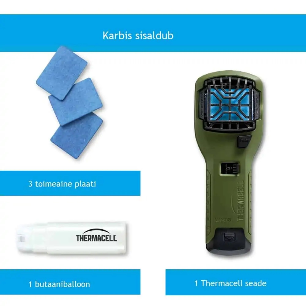 Sääsepeletaja ThermaCELL MR300 roheline Sääsepeletaja ThermaCELL MR300 roheline