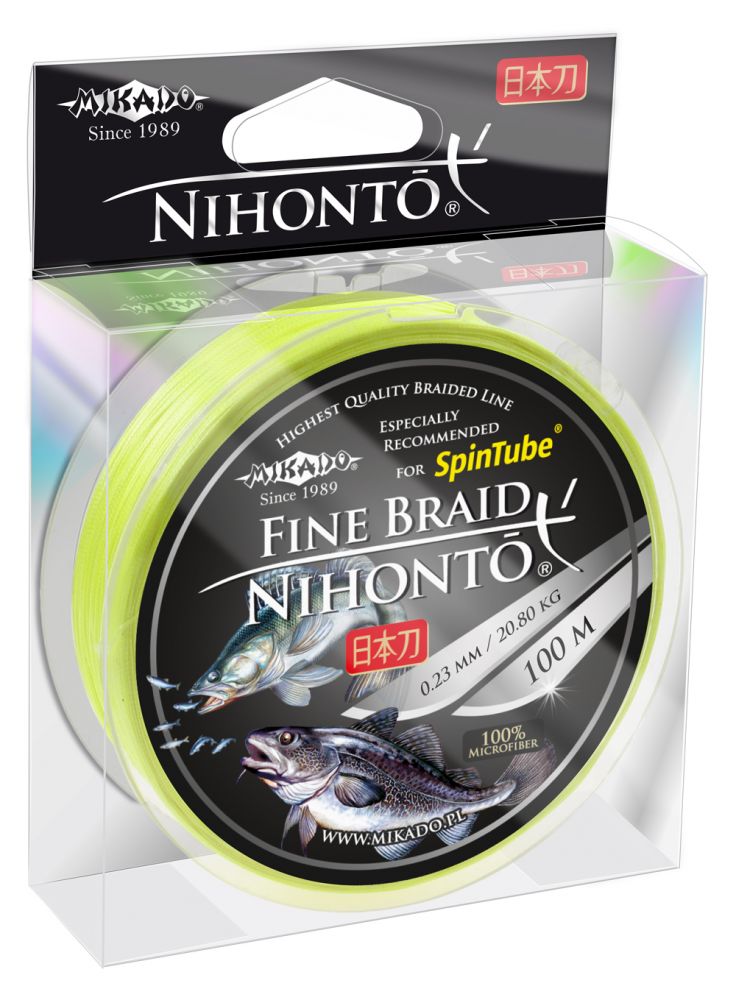 Mikado Nihonto Fine Braid Fluo 150m 0.14mm/9.70kg