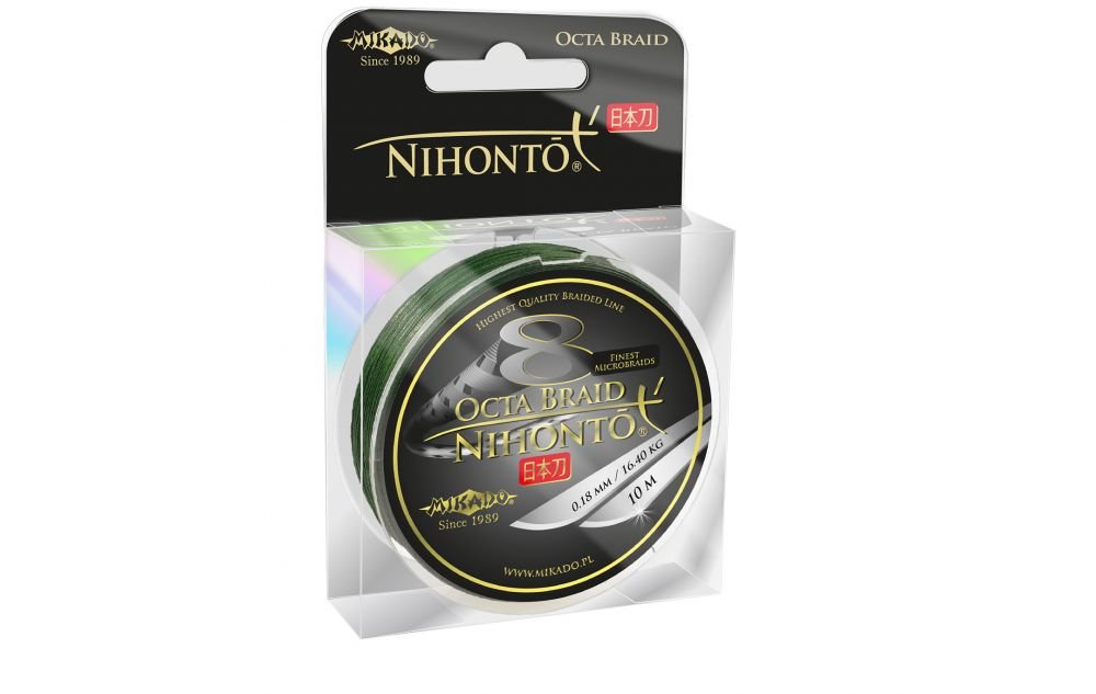 Mikado Nihonto Octa Braid Green 150m 0.16mm/12.90kg