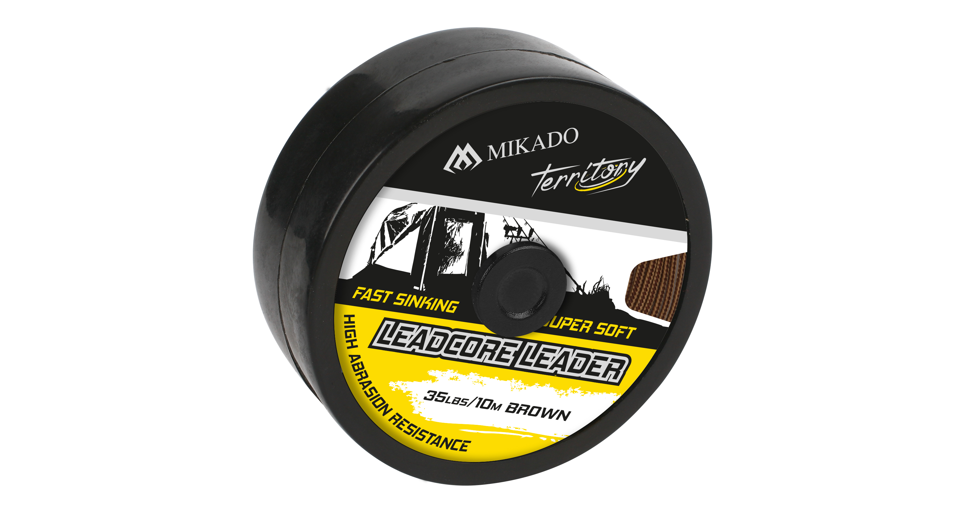 Mikado Leadcore Leader Nöör 15.88kg/35lbs 10m Brown