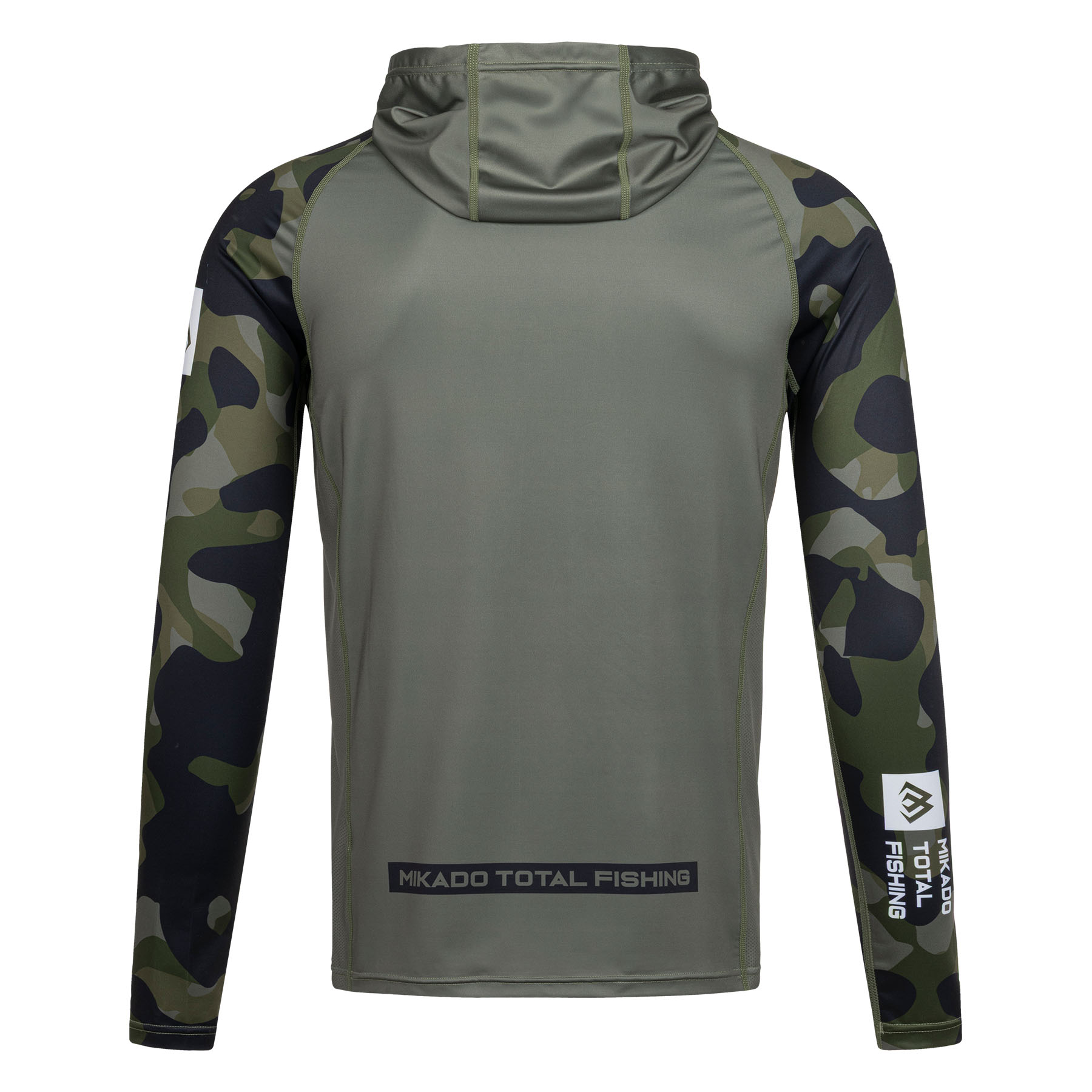 Mikado Pusa UPF Filter Long Sleeve Hoodie with Gator Green Camo M