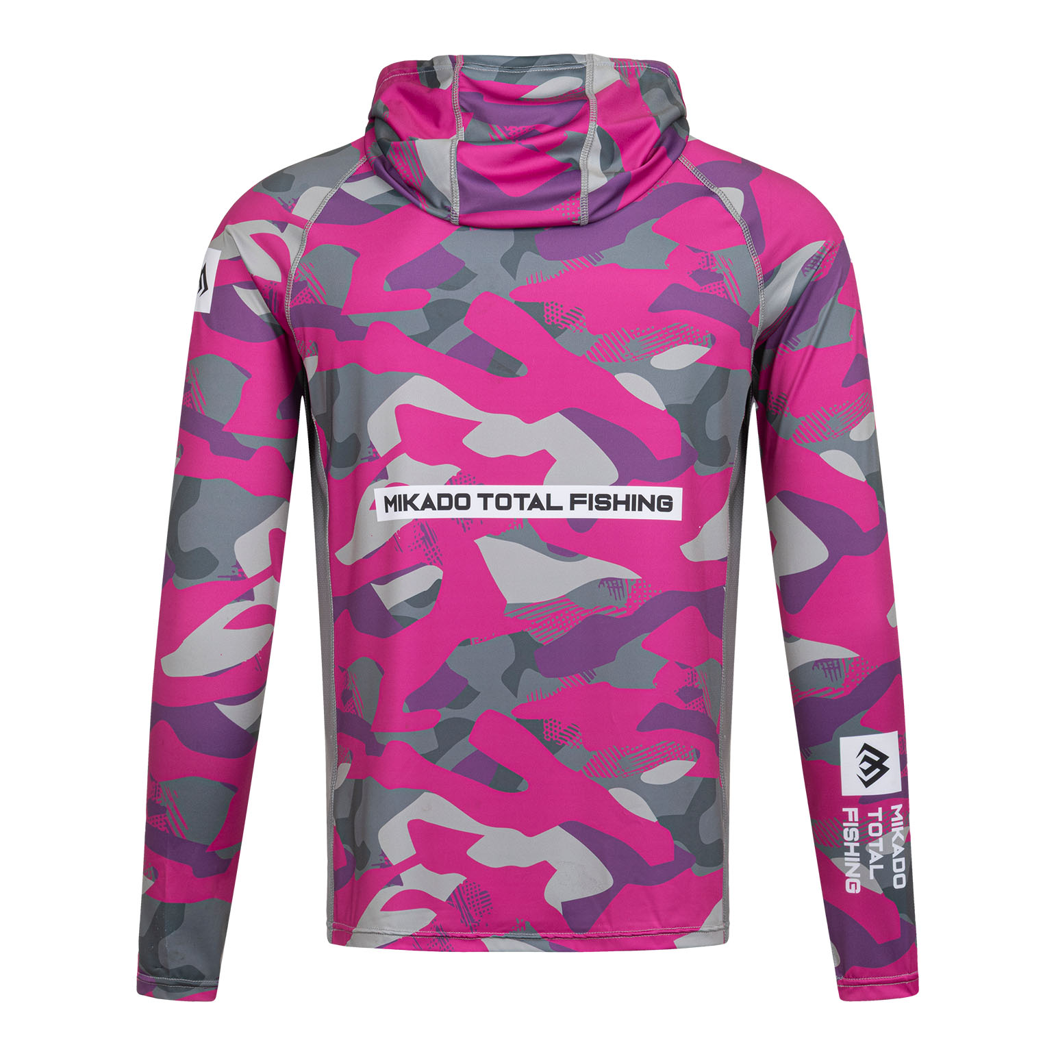 Mikado Naiste Pusa UPF Filter Long Sleeve Woman Hoodie with Gator Lady Camo XXL