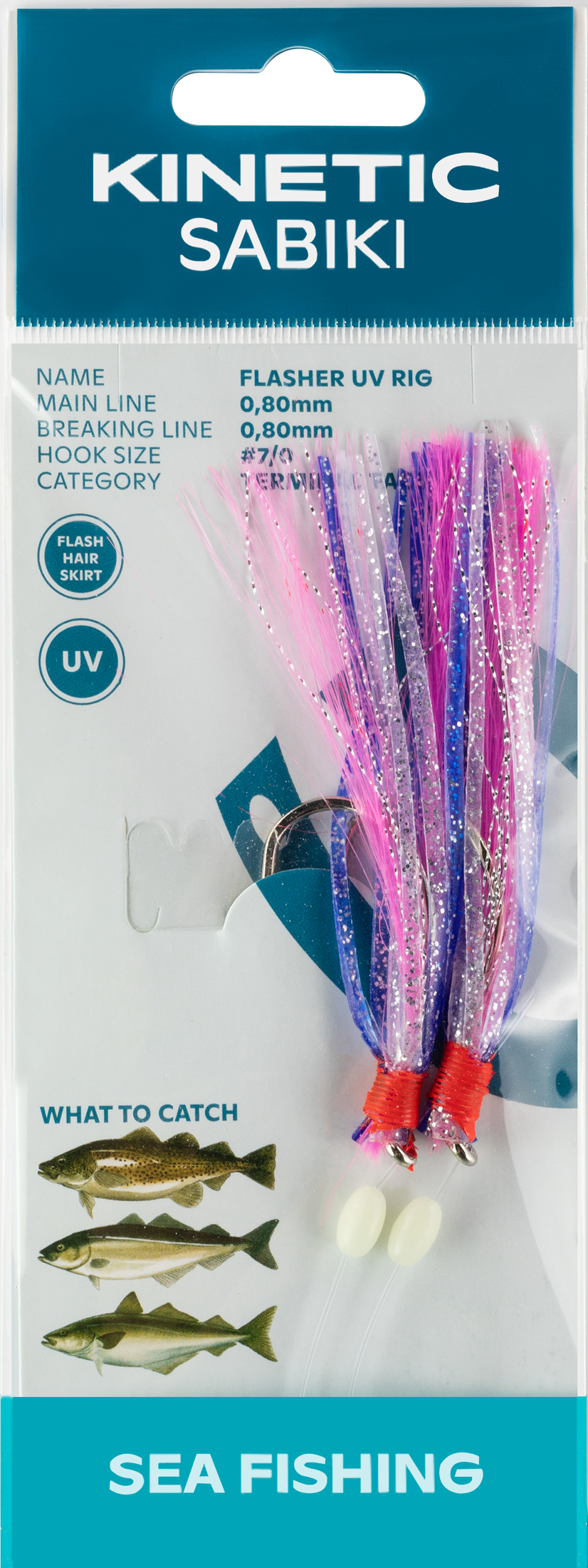 Rakendus KINETIC Flasher UV #7/0 Purple/Pink/Silver Rakendus KINETIC Flasher UV #7/0 Purple/Pink/Silver