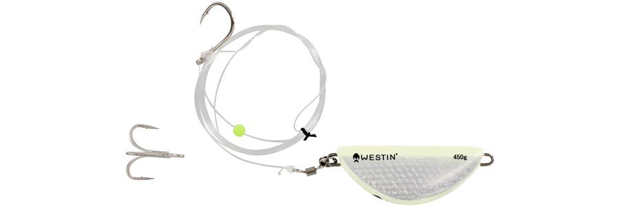 Westin Halibut Anti Twist Rig 350g Glow