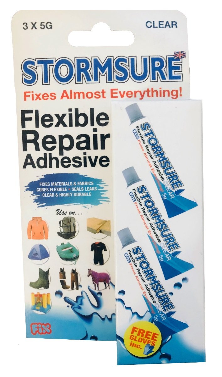 Stormsure Flexible Repair Adhesive 3x5g Clear