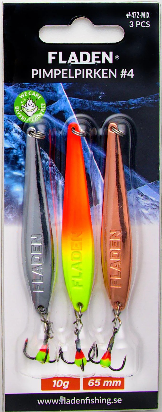 Fladen Talilantide komplekt 65mm/10g 3tk