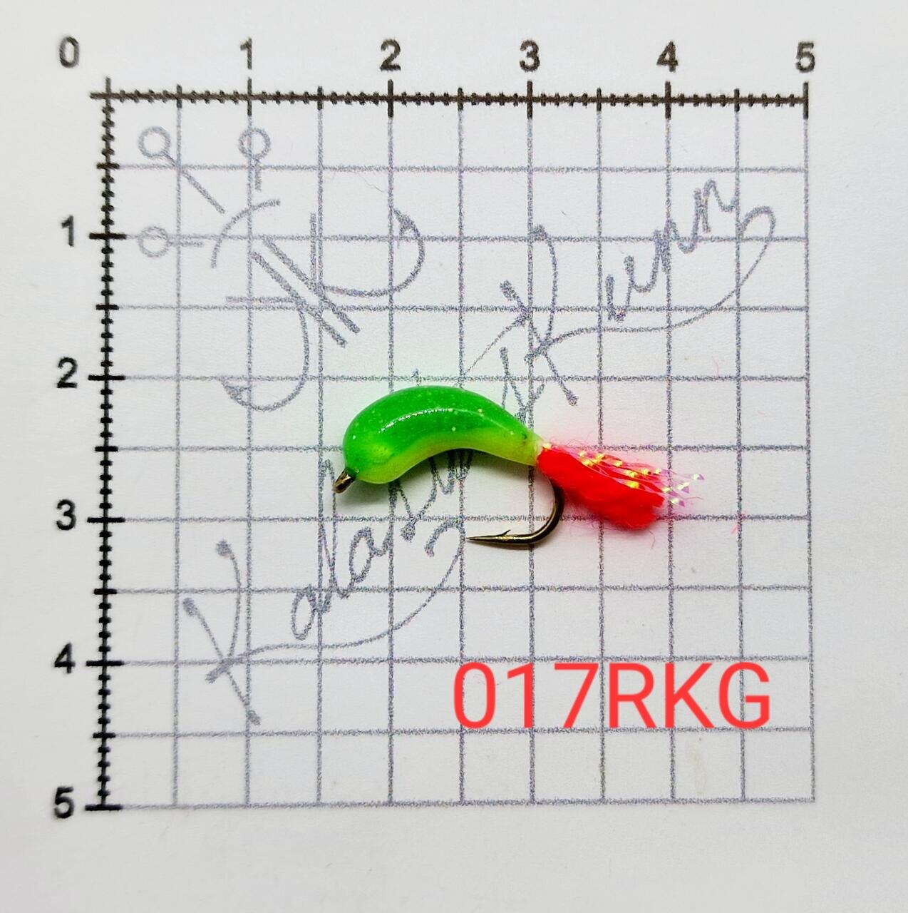 Muska KALASTUSKUNN (UV-värvid) 017RKG (Helendav)