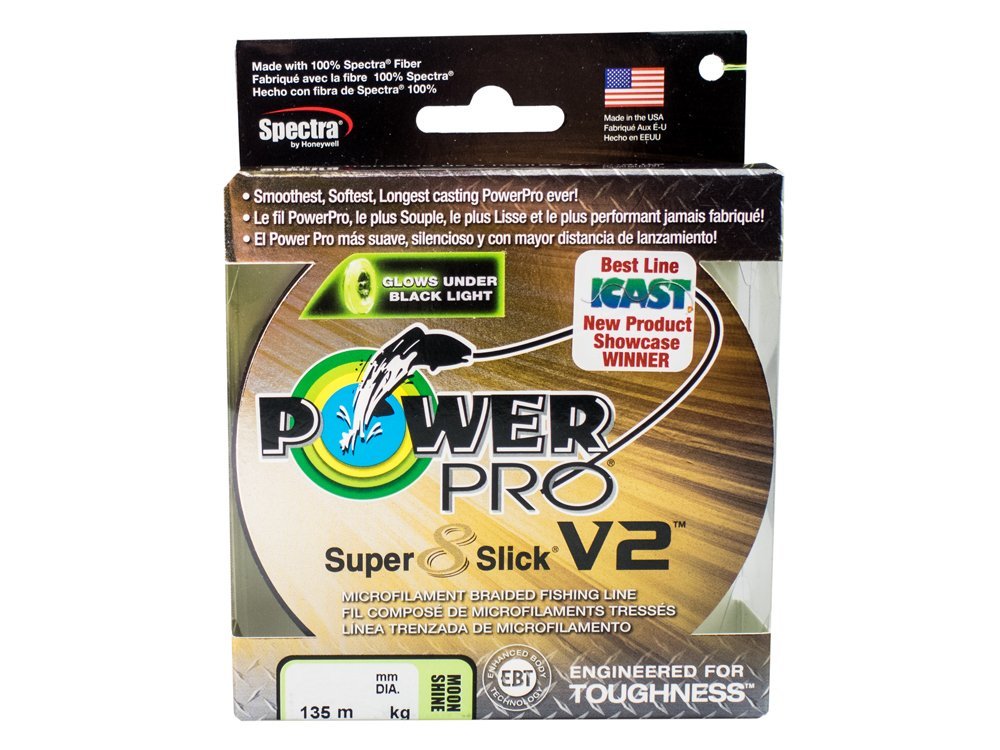 Power Pro Super 8 Slick V2 Moon Shine 0.13mm 135m/8kg