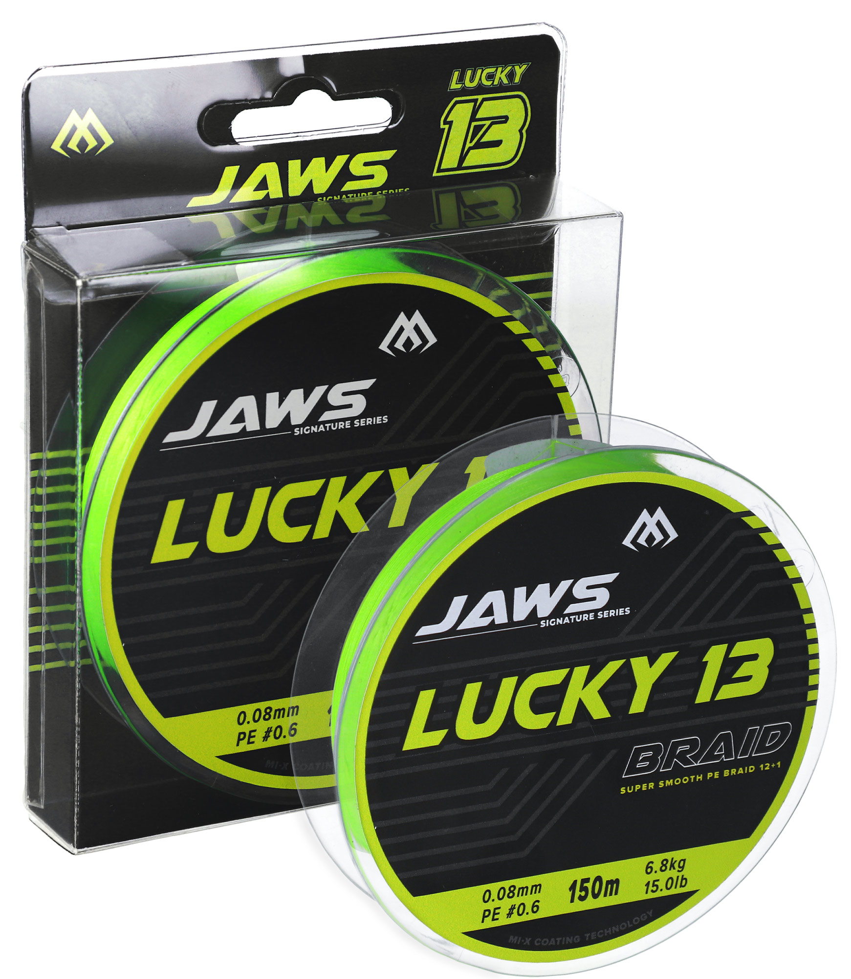 Mikado JAWS Lucky 13 Fluo 150m 0.10mm/8.7kg