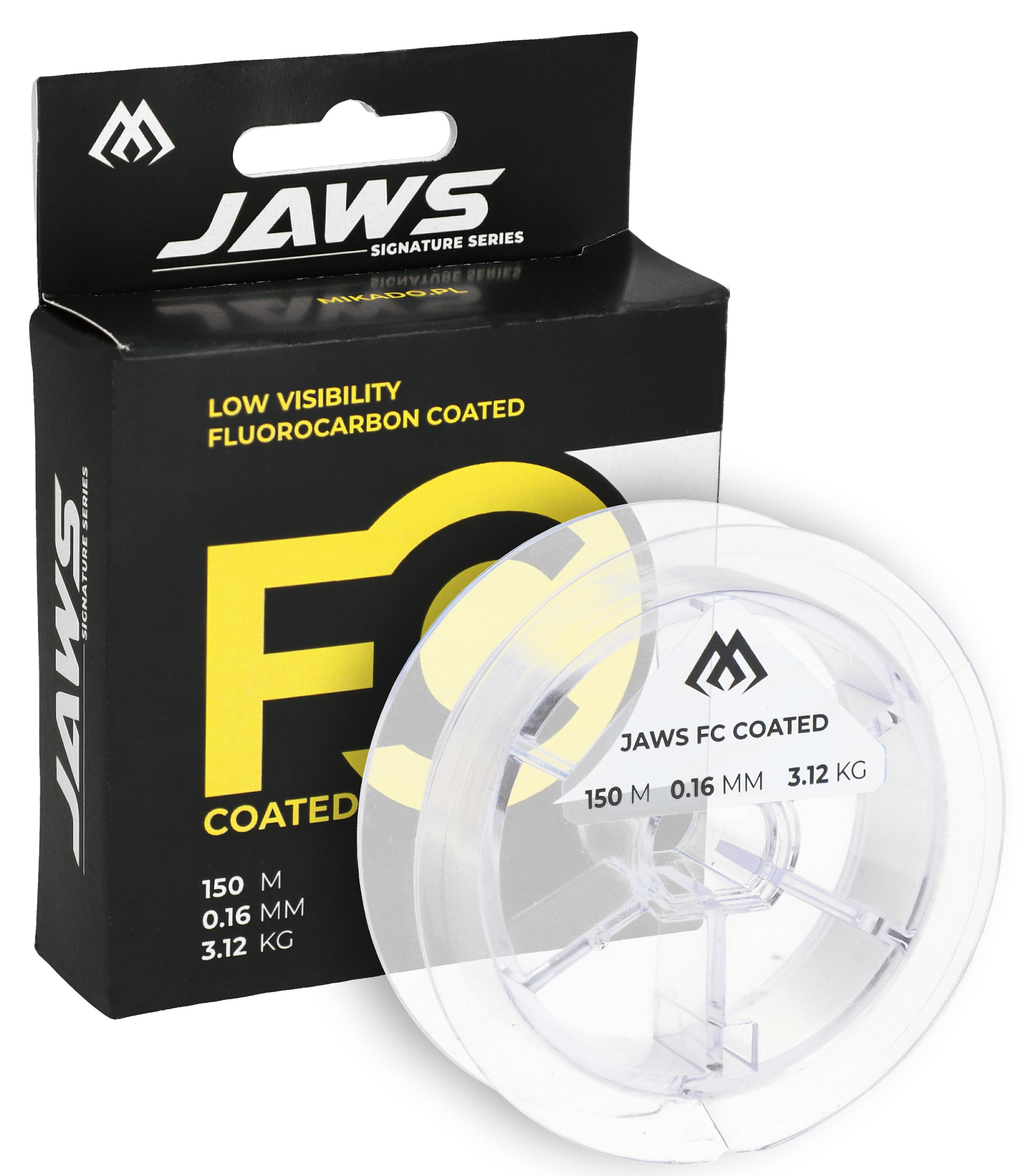 Tamiil Mikado Jaws Fluorocarbon Coated 150m 0.16mm/3.12kg