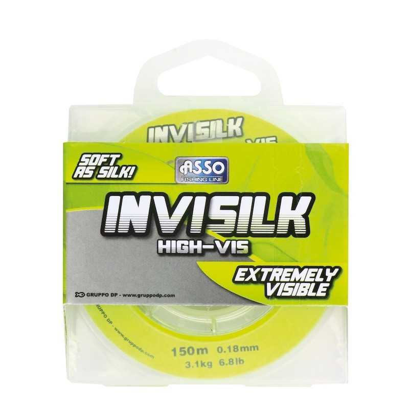 Asso INVISILK High-Vis 0.20mm/6.9kg 150m