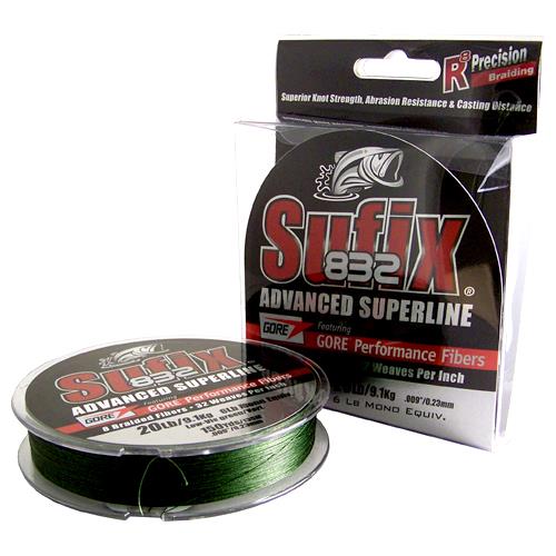 Sufix 832 Low Vis Green 0.33mm 120m/28.5kg