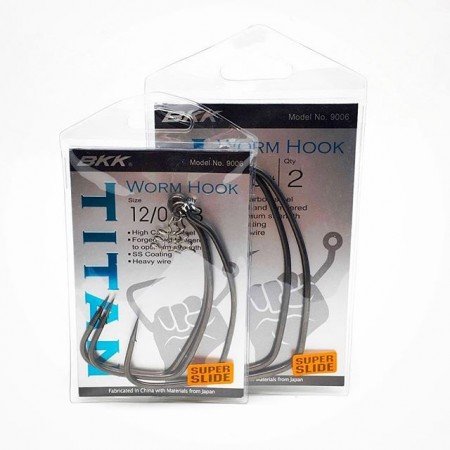 BKK TITAN Worm Hook 10/0 3.pcs