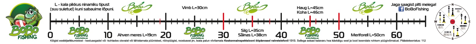 BoBo kleebitav Mõõdulint 65cm