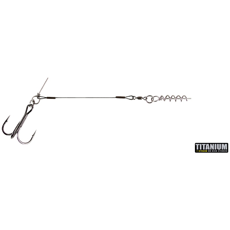CWC Titanium Stinger - 50lb Junior Single 1/0 CWC Titanium Stinger - 50lb Junior Single 1/0