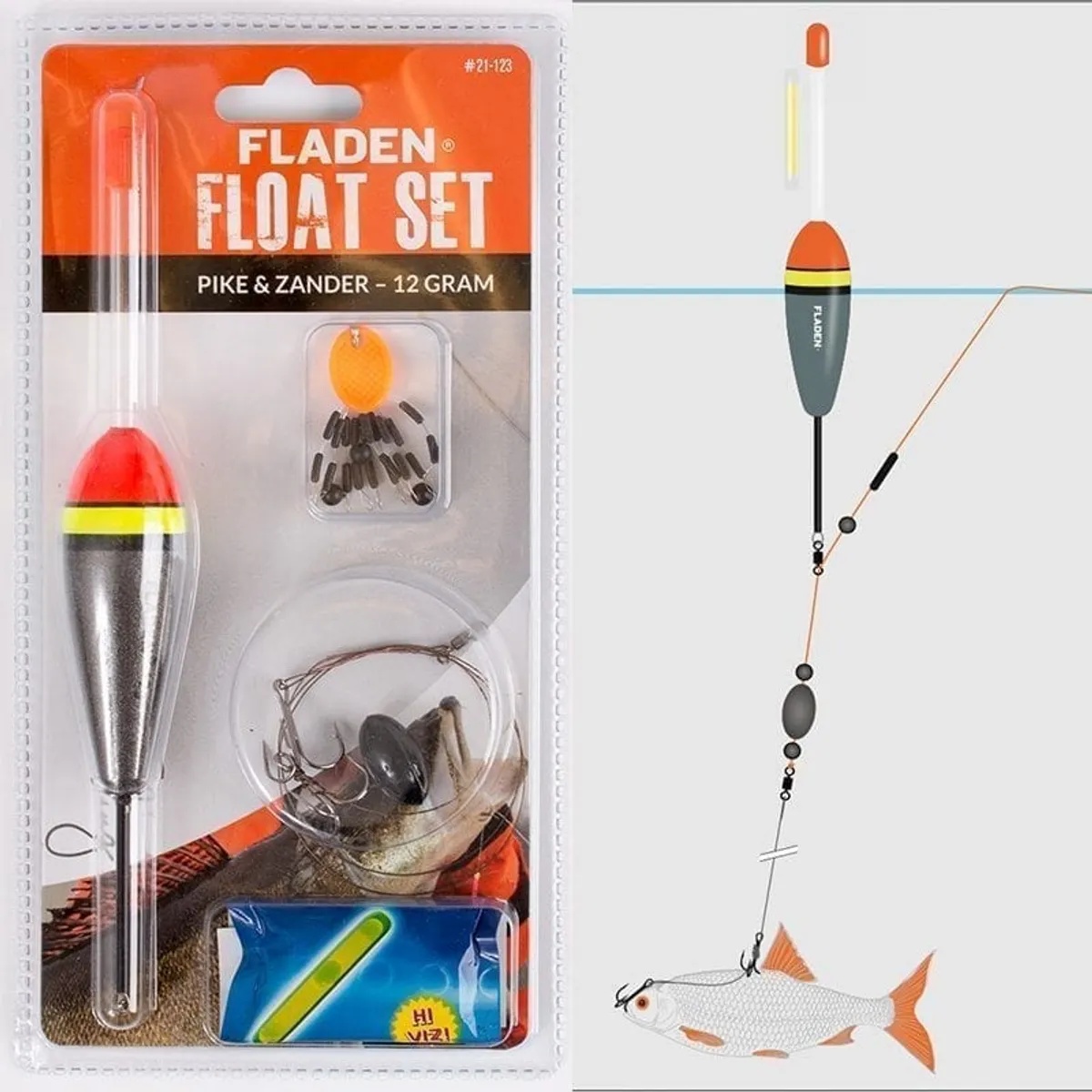 Fladen Korgikomplekt Haug/Koha 12g