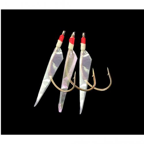 Jenzi Add-on Hook with Real Fish Skin 9/0 3pcs