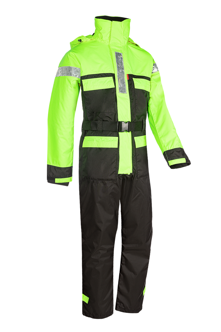 Mullion North Sea I One Piece Suit HiVis Yellow/Black Ujuvülikond XXL