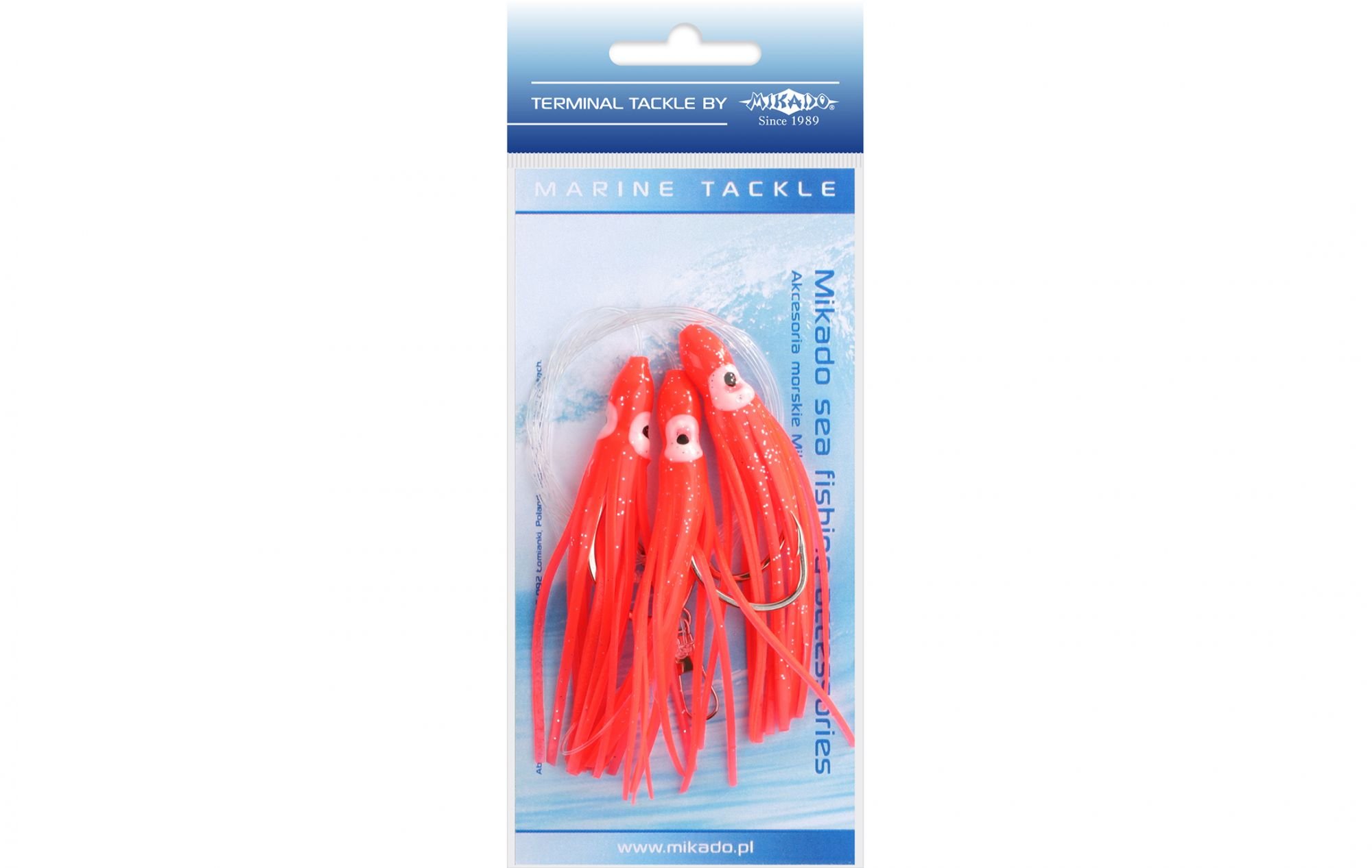 Mikado Octopus Rig 10cm 3x 7/0 (Red)