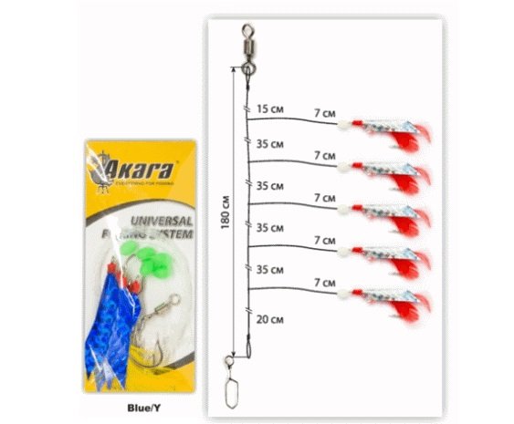 Sea bait system AKARA SP 13 5/0 Blue flex