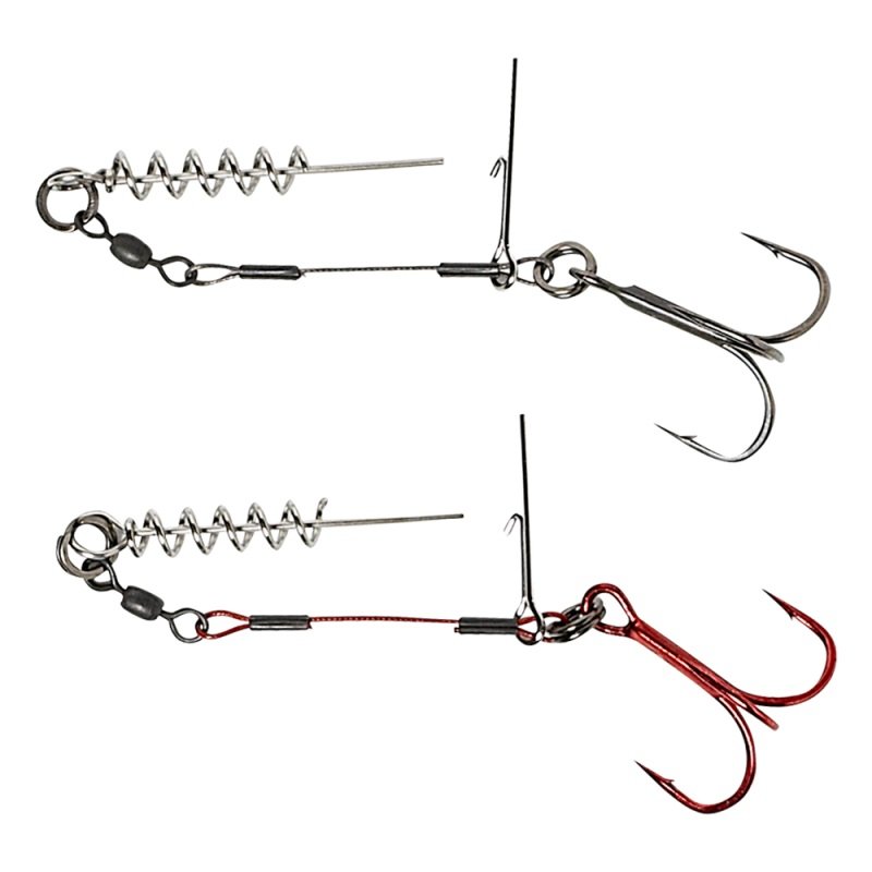 Savage Gear Carbon49 Corkscrew Stinger #2/0 31kg 2pcs