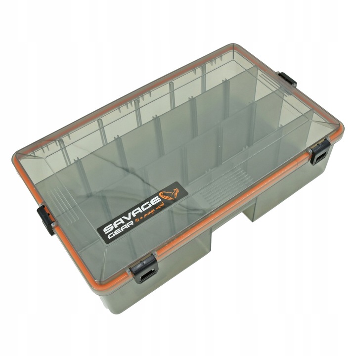 Savage Gear WP Lure Box landikast 5B Smoke 35.5x23x5cm Savage Gear WP Lure Box landikast 5B Smoke 35.5x23x5cm