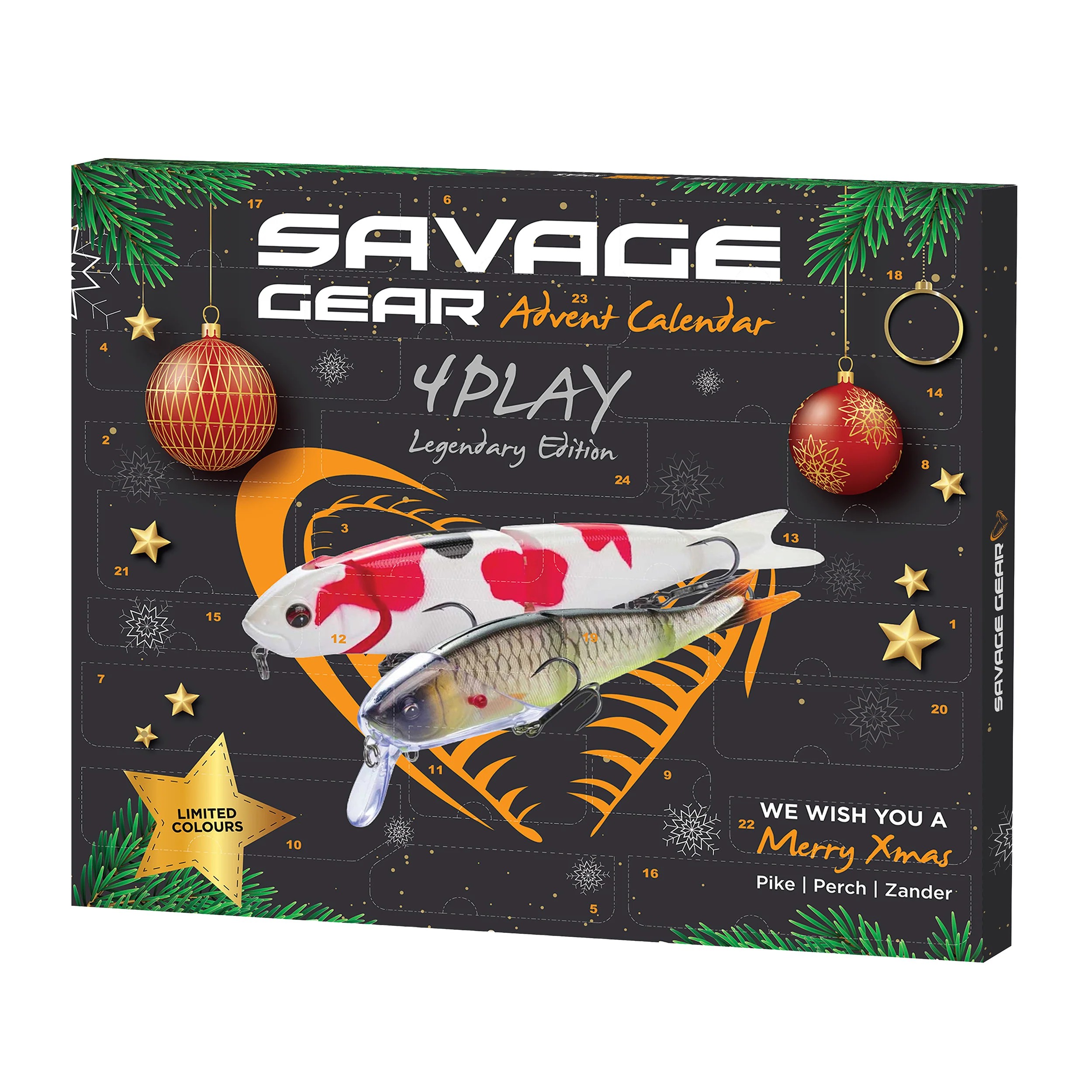 Advendikalender Savage Gear 4Play 2026 54x46x3cm