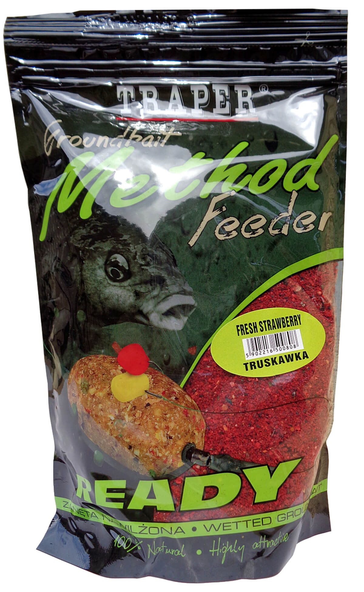 Traper Method Feeder Ready Fresh Strawberry 750g