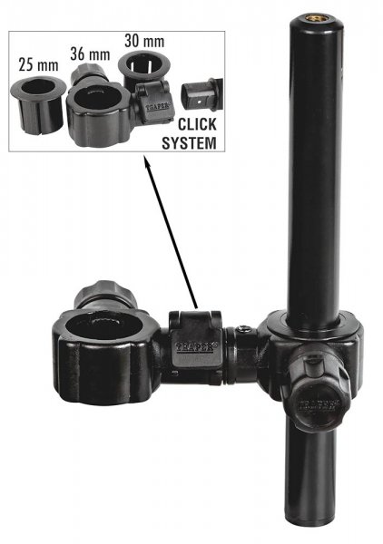 Traper Double GST CLICK Handle with support