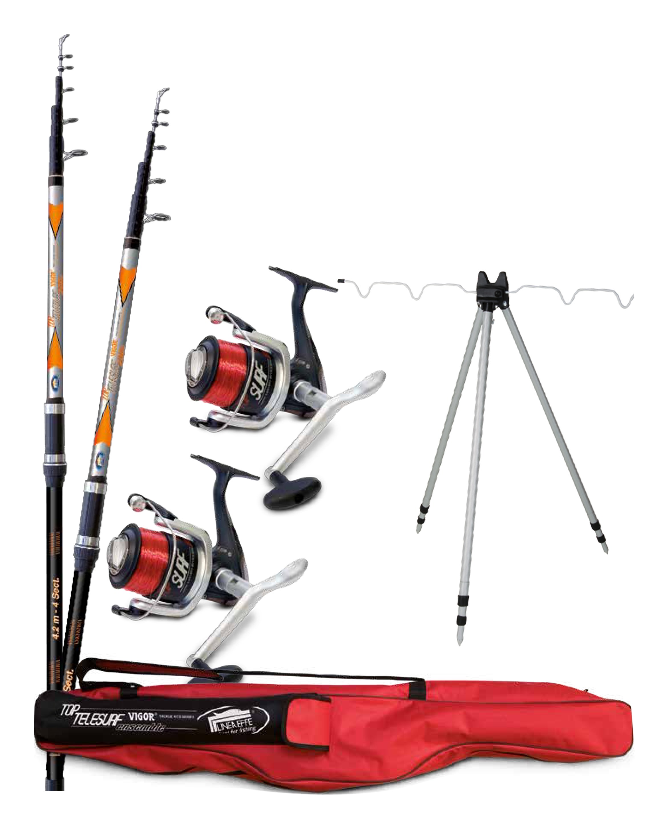 Lineaeffe Top Telesurf full surfcasting combo Lineaeffe Top Telesurf full surfcasting combo